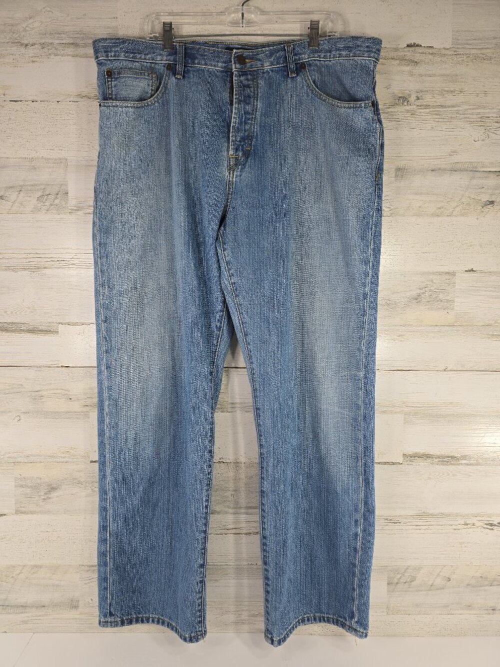 VINTAGE Y2K SEAN JOHN JEANS MEN'S SIZE 40x32 RELAXED FIT STRAIGHT LEG BUTTON FLY